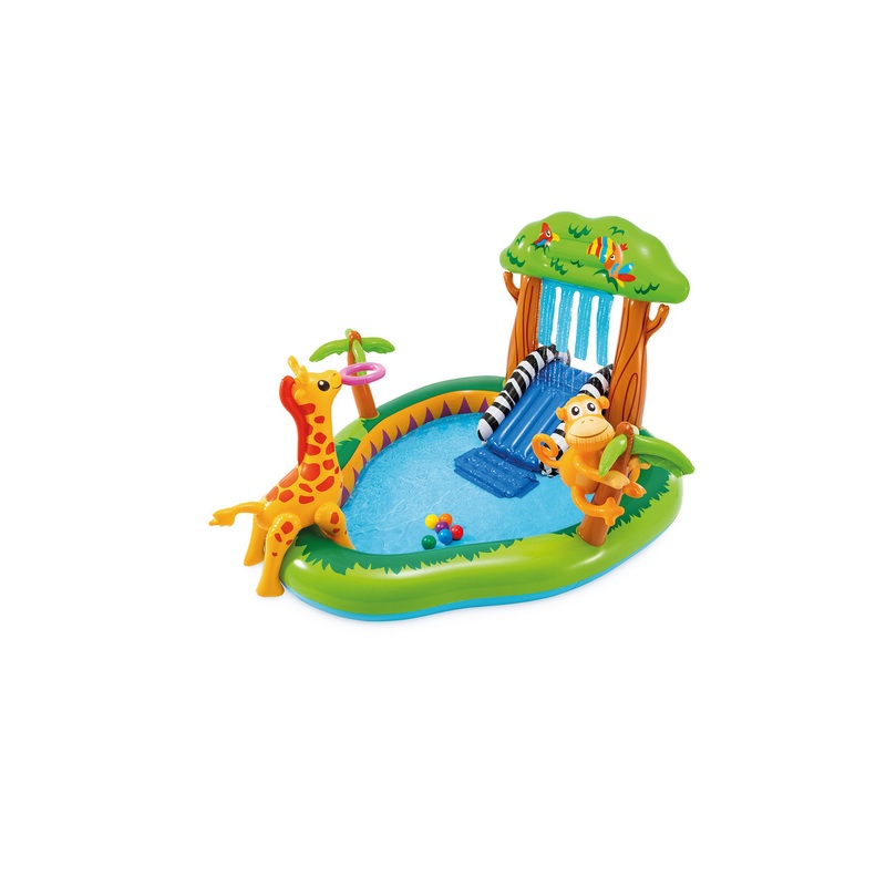 Jungle Inflatable Play Center w/ Slide