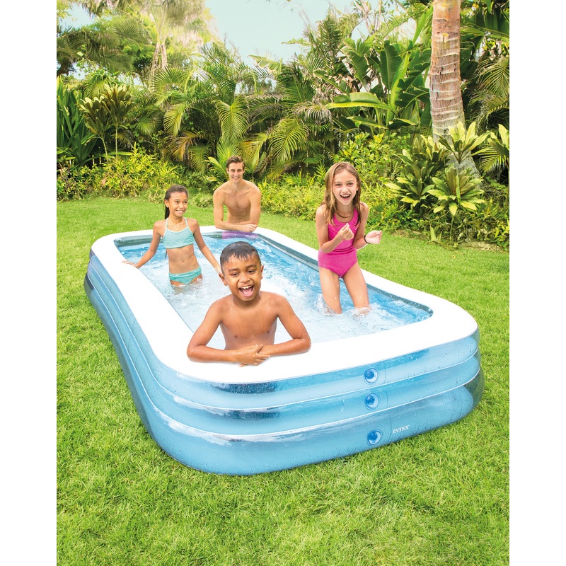 Swim Center Inflatable Family Pool - Light Blue