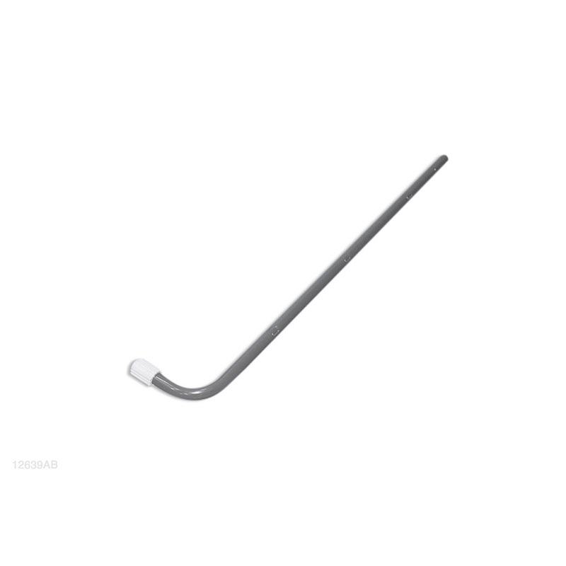 12639AB, J-shaped Side Leg (marked "b") For 42" Grey One-section Ladder