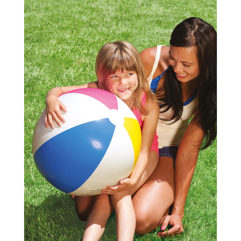 Glossy Panel Inflatable Beach Ball - 24"