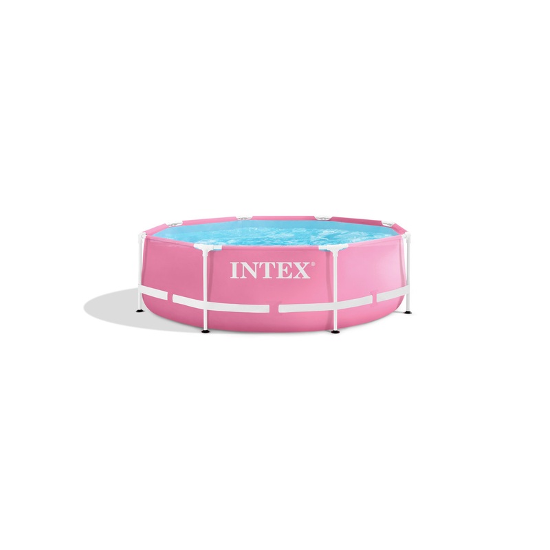 Pink Metal Frame Above Ground Pool - 8' x 30"