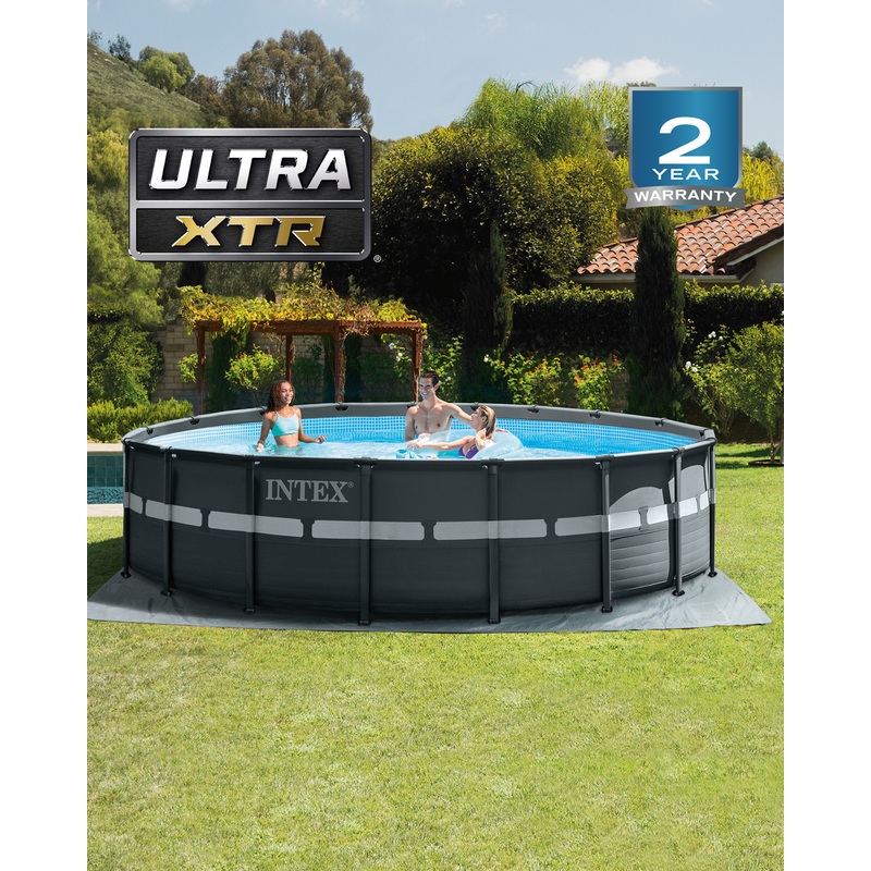 Ultra XTR Frame Above Ground Pool w/ Sand Filter Pump - 18' x 52"