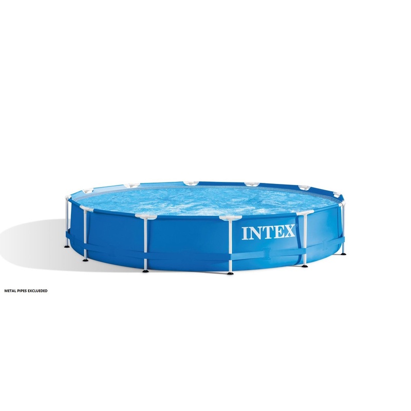 10096EB, 12'x30" (3.66mx76cm) Metal Frame Pool Liner-navy Blue