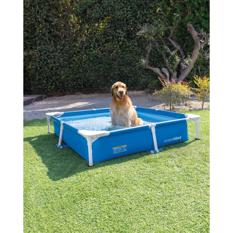 Square Frame Pet Pool Set with Filter